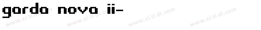 Garda Nova II字体转换